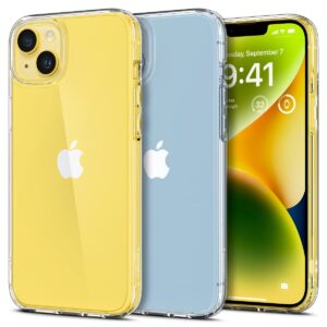 Spigen Ultra Hybrid Back Cover Case Compatible with iPhone 14 (TPU + Poly Carbonate | Crystal Clear)